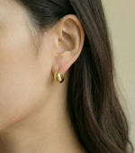 Form Orb Gold Earring