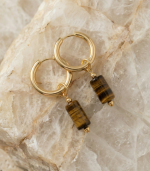 Luminous Tiger Stone Earring - Image 2