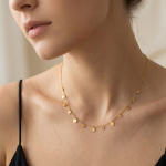 Round Disc Necklace