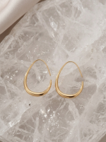Ellipse Grace Gold Earring - Image 2