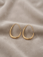 Ellipse Grace Gold Earring - Image 3