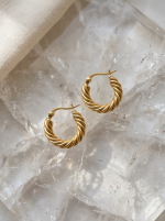 Rhythm Gold Earring - Image 2