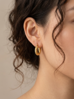 Rhythm Gold Earring